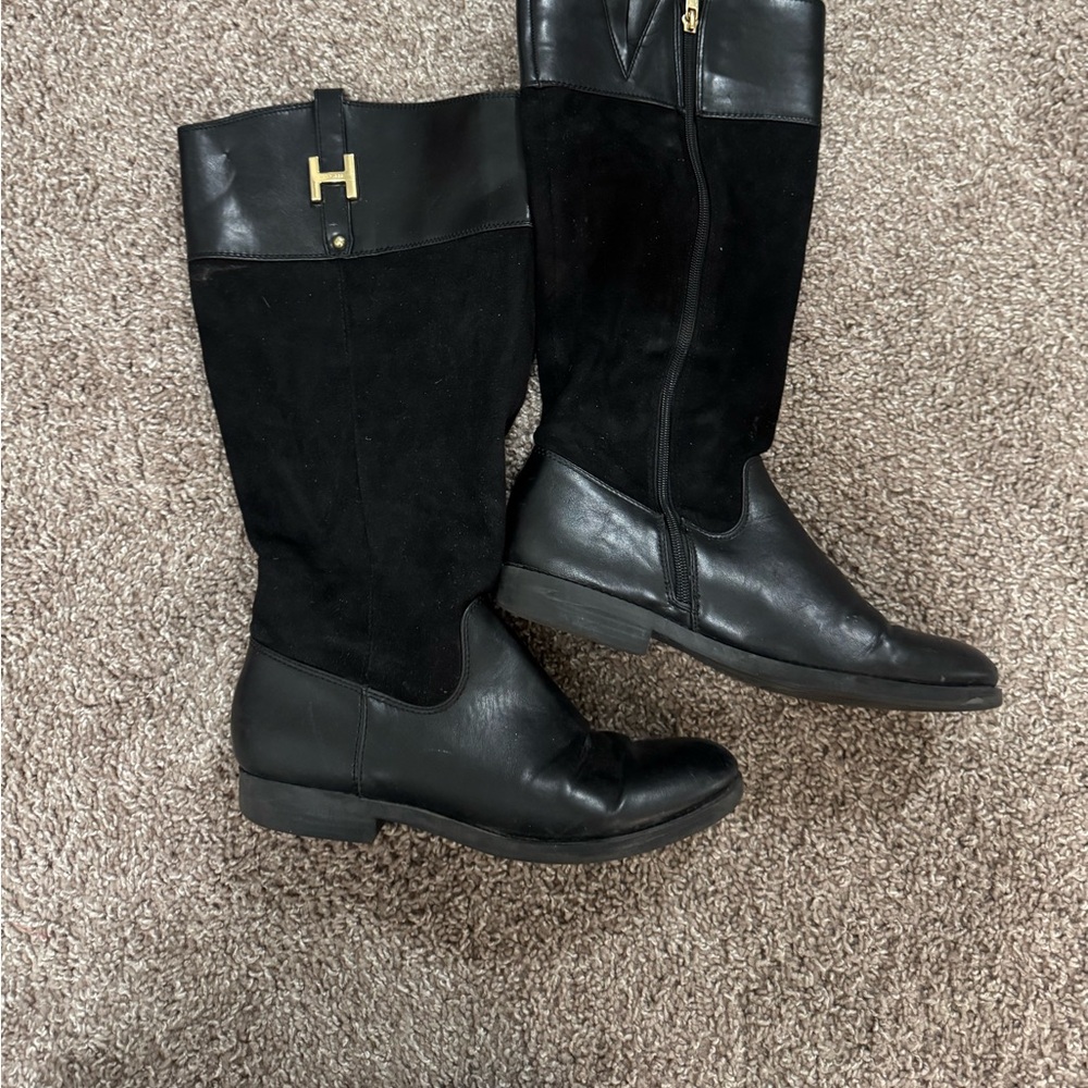 Tommy Hilfiger Black riding boots